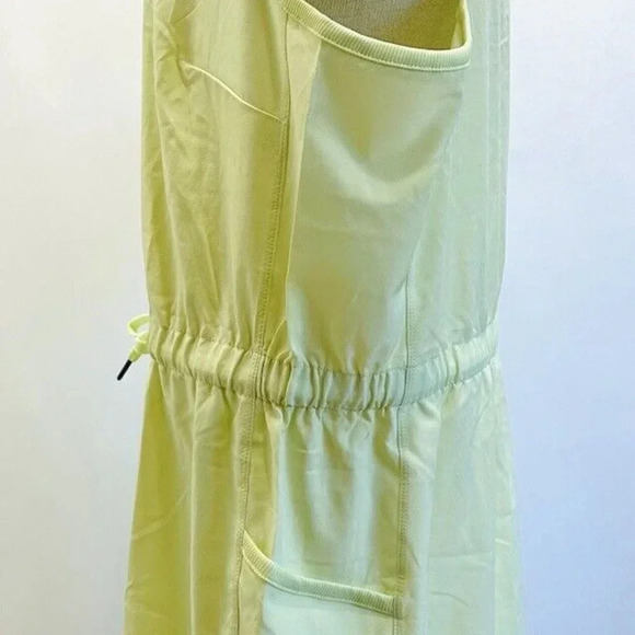 NWT TEK GEAR Women Sleeveless Pullover Round Neck Drawstring Green Dress Large - Picture 4 of 11